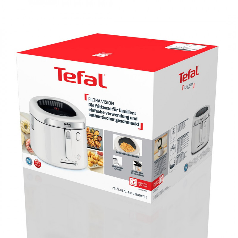 Tefal Filtra Vision FF2541E0 fritéza, 2,1 L, 1900 W, biela