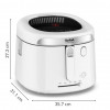 Tefal Filtra Vision FF2541E0 fritéza, 2,1 L, 1900 W, biela