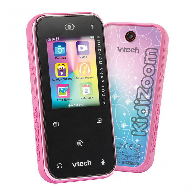 VTech KidiZoom Snap Touch 80-549254 detský digitálny fotoaparát, ružový