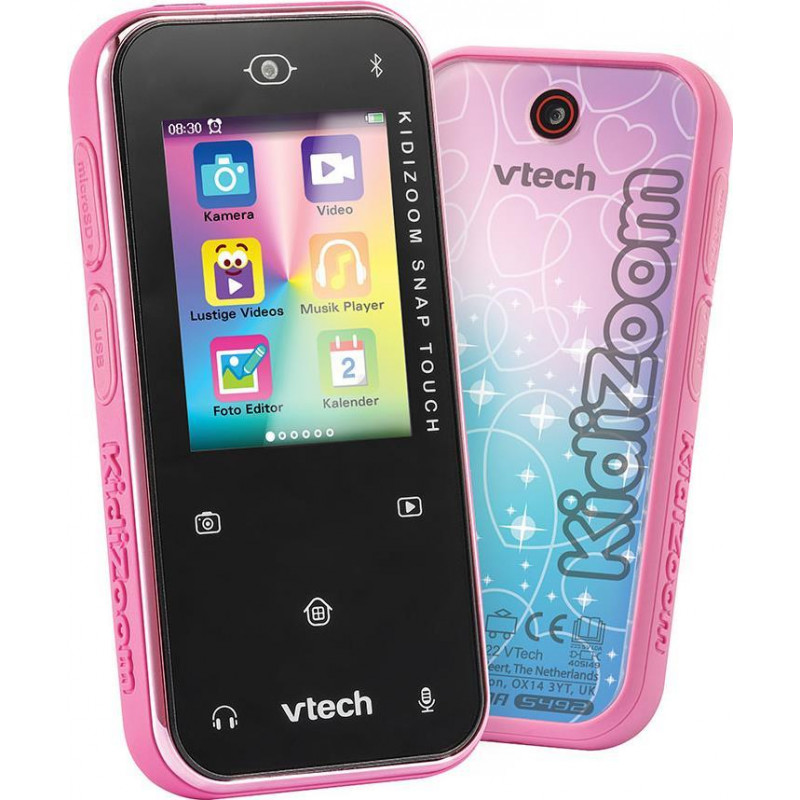 VTech KidiZoom Snap Touch 80-549254 detský digitálny fotoaparát, ružový