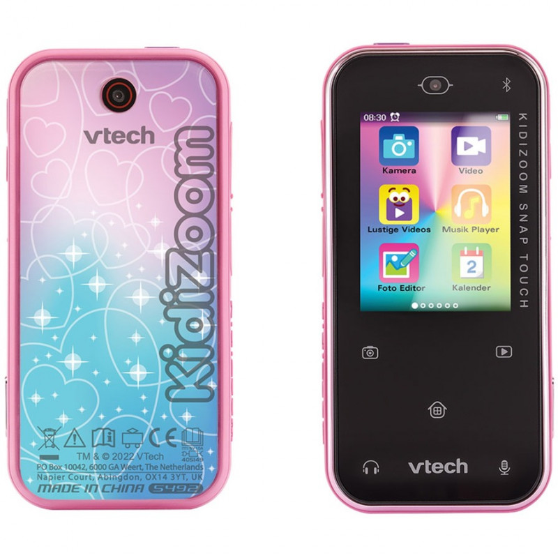 VTech KidiZoom Snap Touch 80-549254 detský digitálny fotoaparát, ružový