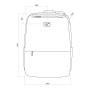 Batoh na notebook NanoRS RS202 B 15,6", čierny, 41x29x4, vodoodporný
