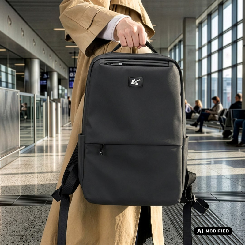 Batoh na notebook NanoRS RS202 B 15,6", čierny, 41x29x4, vodoodporný