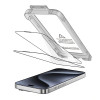 Tech-Protect Quick Set+ tvrdené sklo pre Apple iPhone 15 Pro (2 ks), čierne