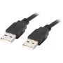 Kábel Lanberg USB-A M/M 2.0, 0,5 m, čierny
