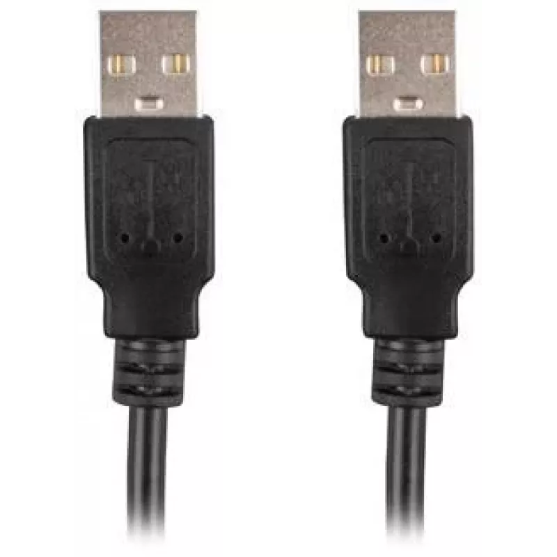 Kábel Lanberg USB-A M/M 2.0, 0,5 m, čierny