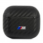 BMW BMA3WMPUCA PU Carbon M Collection kryt na Apple AirPods 3, čierny