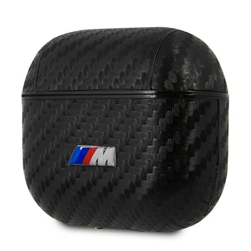 BMW BMA3WMPUCA PU Carbon M Collection kryt na Apple AirPods 3, čierny