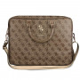 Guess GUCB15G4GFBR 4G Uptown taška na notebook, 15 inch, hnedá