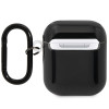 BMW BMA222SWTK Multiple Colored Lines kryt pre Apple AirPods 1/2, čierny