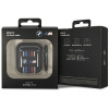 BMW BMA222SWTK Multiple Colored Lines kryt pre Apple AirPods 1/2, čierny