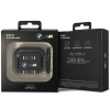 BMW BMA322SWTK Viacfarebné pruhy kryt pre Apple AirPods 3, čierny