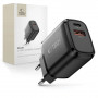 Tech-Protect NCA30 USB-A, USB-C nástenná nabíjačka PD 30W / QC3.0, čierna