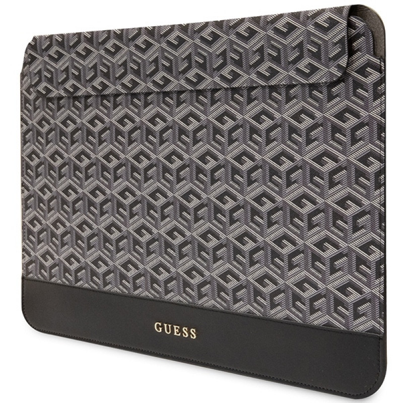 Guess GUCS16HGCFSEK GCube Stripes puzdro na notebook, 16 inch, čierne