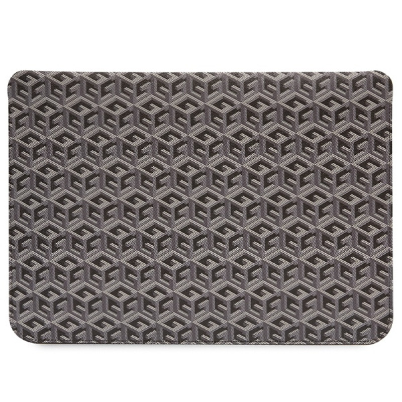 Guess GUCS16HGCFSEK GCube Stripes puzdro na notebook, 16 inch, čierne