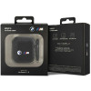 BMW BMA2WMPUCA2 Carbon Double Metal Logo kryt na Apple AirPods 1/2, čierny