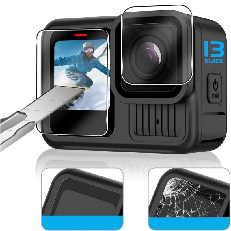 Tech-Protect Glass Fit+ tvrdené sklo pre GoPro Hero 13 (2 ks), číre
