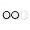 PanzerGlass Fender Camera Protector pre iPhone Duo, biela