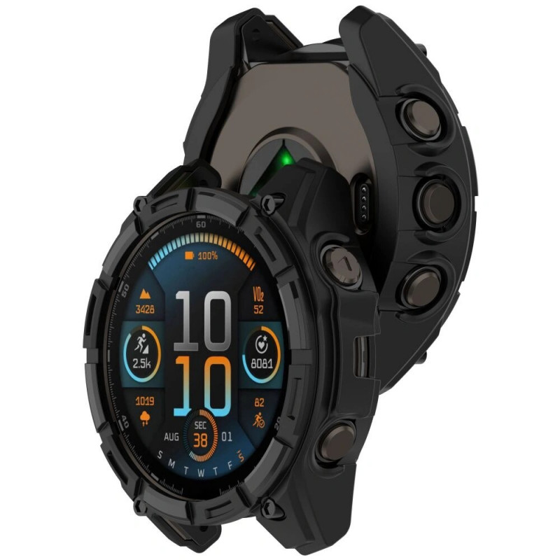 Ochranné puzdro Tech-Protect Defense Air pre Garmin Fenix 8 51 mm, čierne