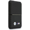 BMW M Carbon Metal Logos MagSafe peňaženka, čierna