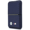 BMW M Carbon Metal Logos MagSafe peňaženka, tmavomodrá