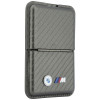 BMW M Carbon Metal Logos MagSafe peňaženka, antracitová