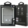 BMW M Carbon Metal Logos MagSafe peňaženka, antracitová