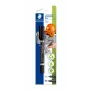 STAEDTLER Lumocolor duo permanentný DIY fixka, 2 hroty, 0,6 mm / 1,5 mm, blister (348-9 BK-1)
