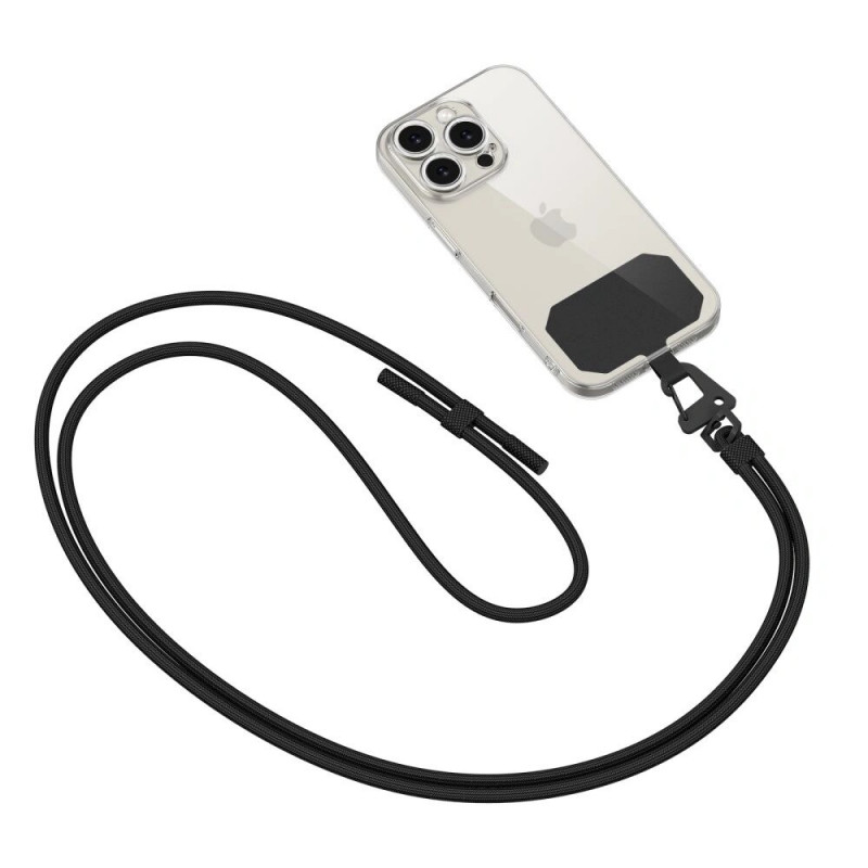 Tech-Protect C5S Rope Crossbody Strap, čierny