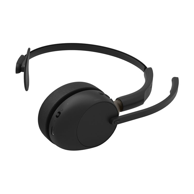 Jabra Evolve3 65 UC Mono Headset, Link 390c, nabíjací stojan, čierna (36599-889-889)