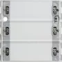 Gira Tlačidlový snímač Push-Button Sensor 3 Comfort 513300, 3-gang, KNX, System 55