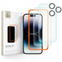 Tech-Protect Supreme Set tvrdené sklo pre Apple iPhone 16 Pro Max, priehľadné (3 ks)