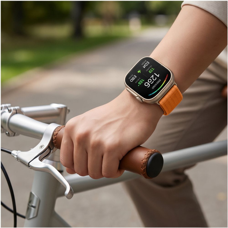 Tech-Protect Nylon remienok pre Huawei Watch Fit 3 / 4 / 4 Pro / 5 / 5 Pro, oranžový