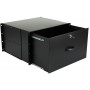 Príslušenstvo do racku Lanview RAD115BL, 6U, 19-palcové, oválne, 482 mm, 50 kg, čierne