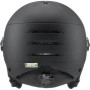 Lyžiarska prilba UVEX Wanted Visor, 58-61 cm (L), čierna