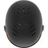Lyžiarska prilba UVEX Wanted Visor, 58-61 cm (L), čierna