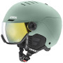Lyžiarska prilba UVEX Wanted Visor, 58-61 cm (L), zelená