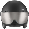 Lyžiarska prilba UVEX Wanted Visor pro V, čierna matná