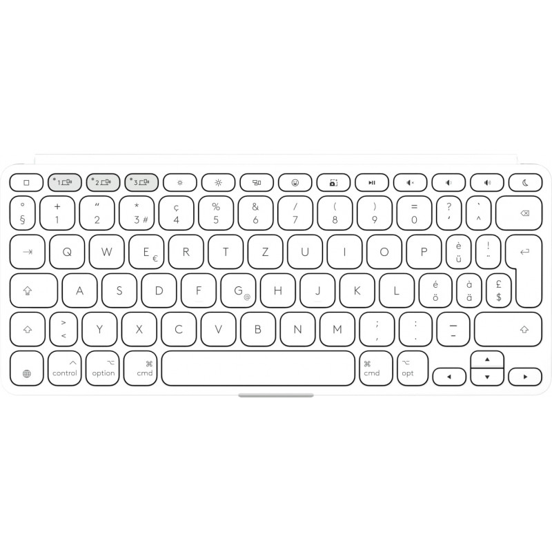 Klávesnica Logitech Keys-To-Go 2 pre iPad (920-013009), bledosivá, švajčiarske rozloženie