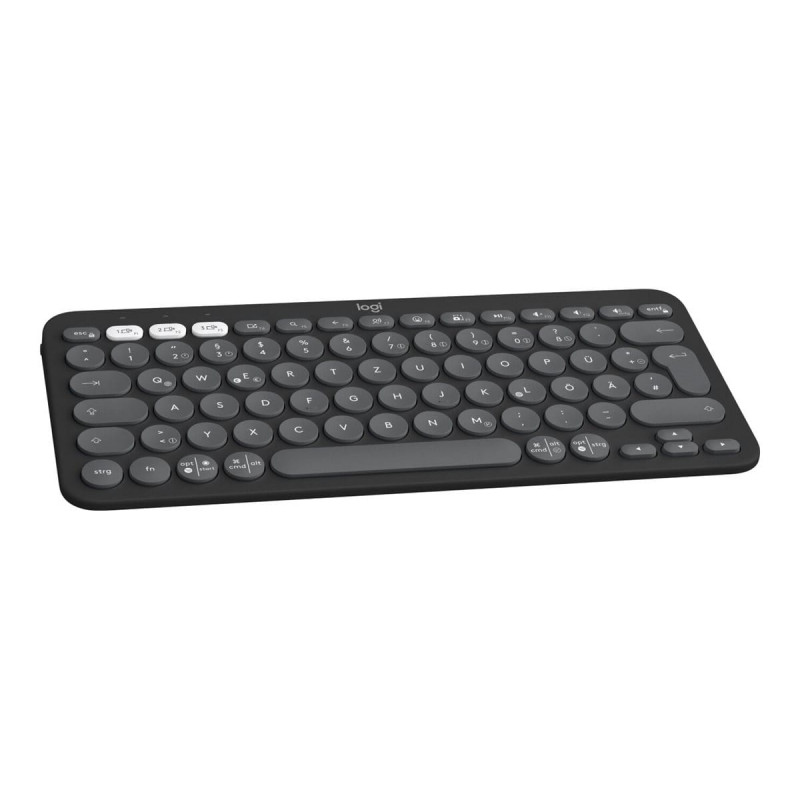 Logitech Pebble Keys 2 K380s Bluetooth klávesnica (920-011803), grafitová, francúzske rozloženie