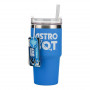 Paladone PP15504AB Astro Bot cestovný hrnček, 600 ml, modrý