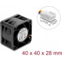 Delock 67650 DC axiálny ventilátor 12 V, 40 x 40 x 28 mm