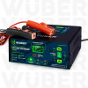 Mikroprocesorová nabíjačka batérií Wuber W14017, 6-12 V, 15 A