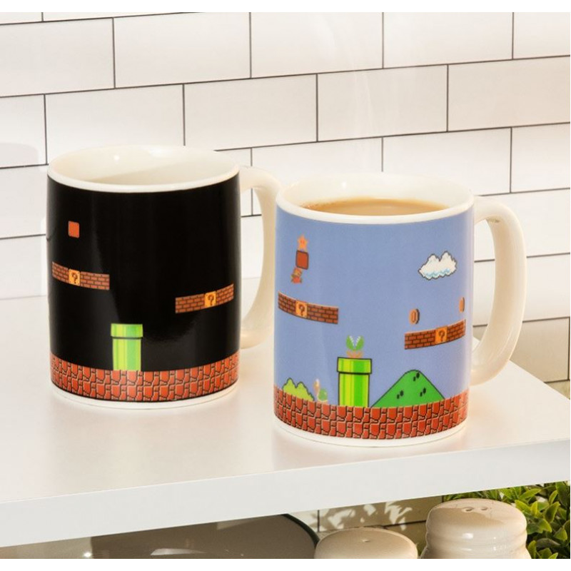 Paladone PP2927NN Super Mario Bros. hrnček meniaci farbu pri teple, viacfarebný