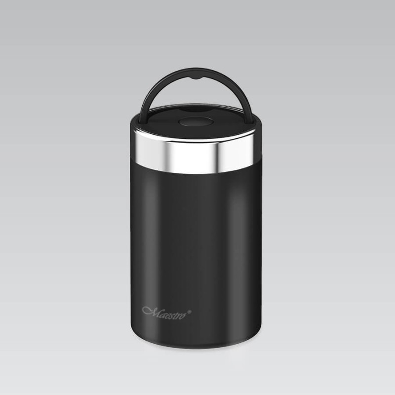 Maestro MR-1649-50-BLACK Termoska na jedlo, 500 ml, čierna