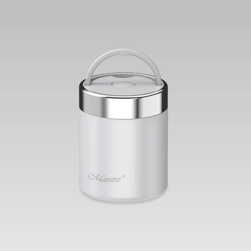 Maestro MR-1649-50-WHITE Termoska na jedlo, 500 ml, biela