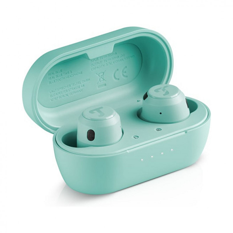 Teufel REAL BLUE TWS 3 skutočne bezdrôtové in-ear Bluetooth slúchadlá, hmlisto zelené
