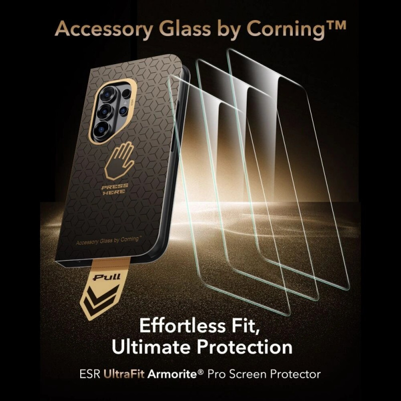 ESR UltraFit Armorite Pro tvrdené sklo pre Samsung Galaxy S26 Ultra, číre