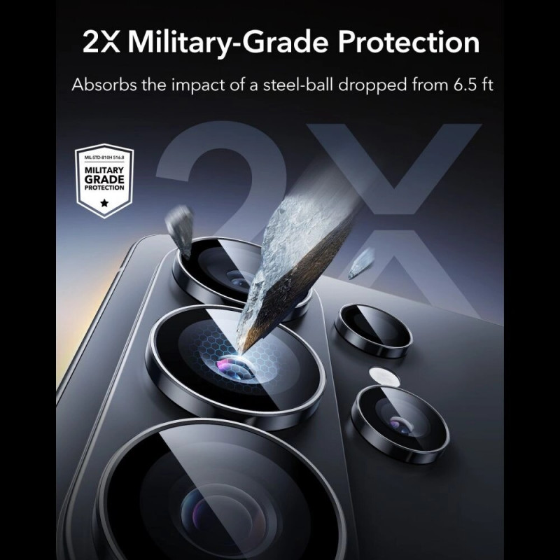 ESR Armorite ochrana fotoaparátu pre Samsung Galaxy S26 Ultra, čierna
