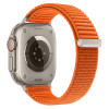 Remienok na hodinky Tech-Protect Nylonloop Apple Watch 8 / 9 / 10 / 11 / 12 / SE / Ultra 44/45/46/49 mm, oranžový